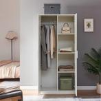 Kledingkast Eiselfing 176x80x52 cm met 4 vakken wit [en.casa, Huis en Inrichting, Kasten | Kledingkasten, Verzenden, Nieuw