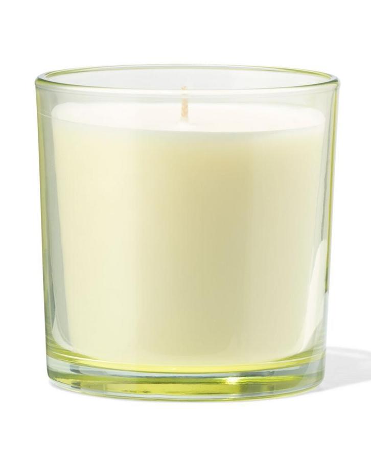 HEMA Geurkaars 10x10cm energie 4=40% / 3=30% / 2=20%, Huis en Inrichting, Woonaccessoires | Kandelaars en Kaarsen, Nieuw, Verzenden