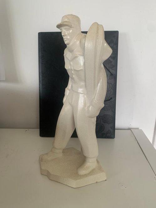 Lejan - Beeld, Skieur - 33 cm - Keramiek, Antiek en Kunst, Kunst | Designobjecten