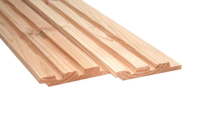 De gevelbekleding van 2025! Douglas triple rhombus profiel, Doe-het-zelf en Verbouw, Hout en Planken, 300 cm of meer, Plank, Nieuw