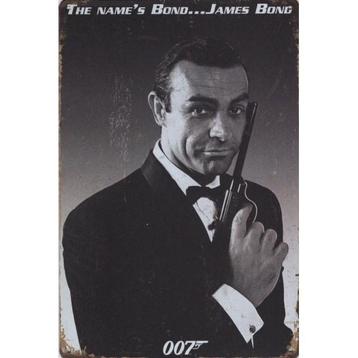 Wandbord -  James Bond – Sean Connery