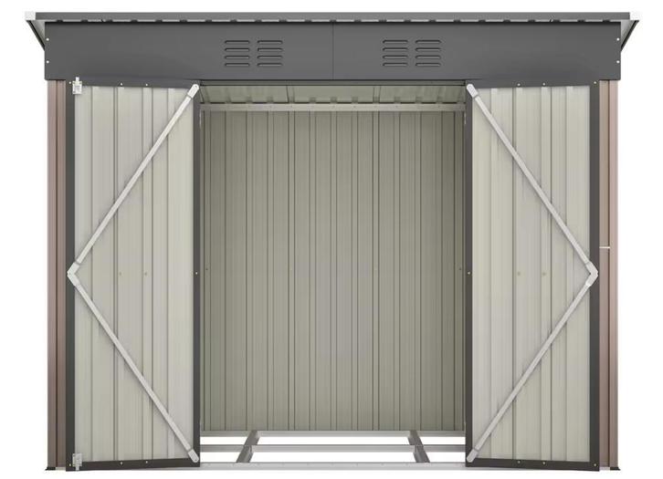 Metalen Tuinhuis/Gereedschapsschuur 8x4 FT - Incl. Fundering, Tuin en Terras, Kassen, Nieuw, Verzenden