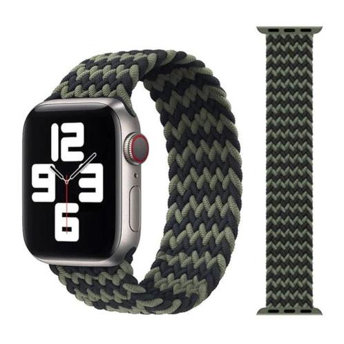 Gevlochten Nylon Bandje voor iWatch 42mm / 44mm  (Large) -, Sieraden, Tassen en Uiterlijk, Smartwatches, Nieuw, Verzenden