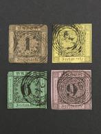 Duitsland 1851/1869 - Guten Briefmarke Partijen Oude Duitse, Postzegels en Munten, Postzegels | Europa | Duitsland, Gestempeld