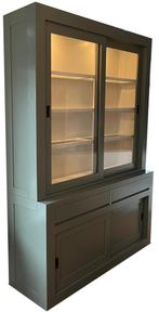 Buffetkast  Engels groen design 180 x 240cm led verlichting, Ophalen of Verzenden, Nieuw
