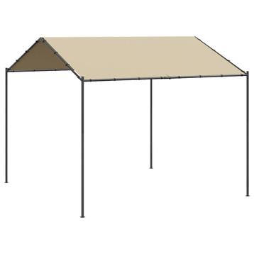 Tuinpaviljoen 4x4 Beige (Retour) - Tweedekansje! OP=OP beschikbaar voor biedingen