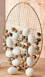 Metalen Frame Ei ring Goud op voet 24x35 cm, Huis en Inrichting, Ophalen of Verzenden, Nieuw