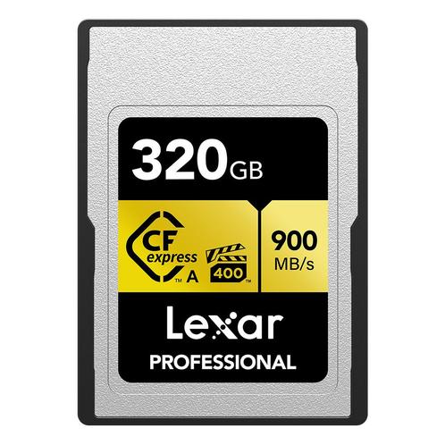 Lexar CFexpress Pro Type A Gold Series 320GB - 900MB/s, Audio, Tv en Foto, Fotografie | Geheugenkaarten, Overige typen, Nieuw