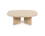 Salontafel Stef small 80x80cm - naturel | Eleonora, Ophalen of Verzenden, Nieuw