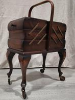 Naaidoos - Hout - Vintage houten cantilever naaidoos op