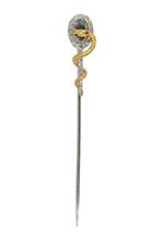 Speld - 18 karaat Geel goud, Witgoud - 0.15ct. tw. Diamant, Sieraden, Tassen en Uiterlijk