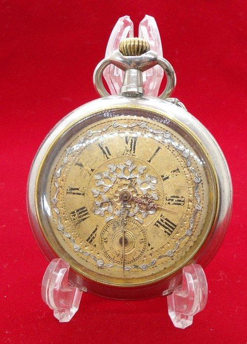 Pronto - Argentan Pocket watch - 1900-1949, Sieraden, Tassen en Uiterlijk, Horloges | Heren