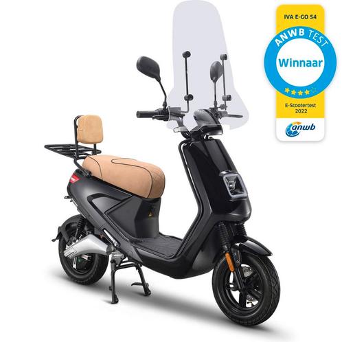 IVA E-GO S4 Special Zwart, Fietsen en Brommers, Scooters | Overige merken, Nieuw, Maximaal 45 km/u, Ophalen of Verzenden