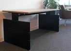 Nova bureau, 160x80cm, midden eiken/zwart, Huis en Inrichting, Bureaus, Ophalen of Verzenden, Nieuw