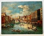 Giuseppe Ponga (1856-1925), Kring van - Venezia, il ponte di, Antiek en Kunst