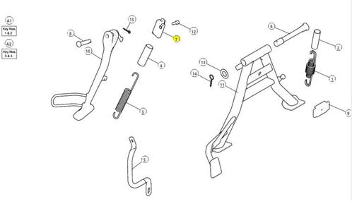 Royal Enfield SWITCH, SIDE STAND - 148286D Interceptor 650, Motoren, Onderdelen | Merk-onafhankelijk, Nieuw, Verzenden
