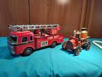 Yonezawa - Blikken speelgoed - Fire Department autoscala, Antiek en Kunst, Antiek | Speelgoed