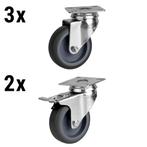 GGM Gastro | Wielenset voor koeltoonbanken & -kasten BGKF, |, Verzenden, Nieuw in verpakking, Hotelinrichting