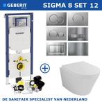 Geberit Sigma 8 (UP720) Toiletset set12 Wiesbaden Vesta 52cm, Doe-het-zelf en Verbouw, Sanitair, Ophalen of Verzenden, Nieuw, Overige typen