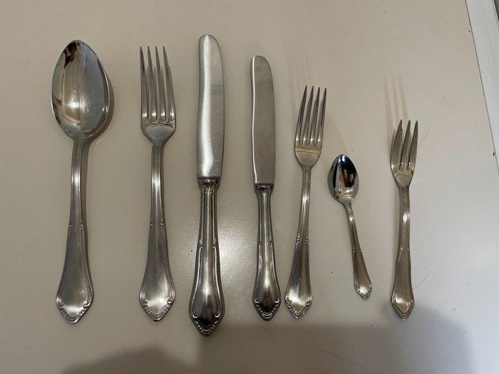 Burberg Argentinox - Bestekset voor 12 personen (89) - Staal, Antiek en Kunst, Antiek | Meubels | Tafels