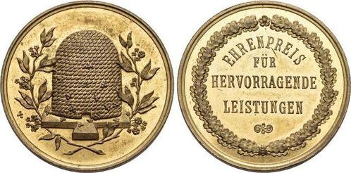 Bronze-medaille Landwirtschaft en Tierzucht Bienen, Postzegels en Munten, Penningen en Medailles, Verzenden