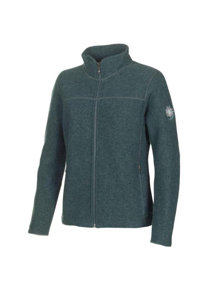 Ivanhoe dames wollen full-zip vest Beata Atlantic Deep -..., Kleding | Dames, Truien en Vesten, Blauw, Zo goed als nieuw, Verzenden