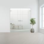 Glazen dubbele binnendeur voor opdek kozijn RVS beslag-Blank, Doe-het-zelf en Verbouw, Nieuw, Ophalen of Verzenden