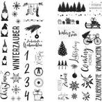 Transferfolie winter christmas voor kaarsen – set van 2, Ophalen of Verzenden, Nieuw