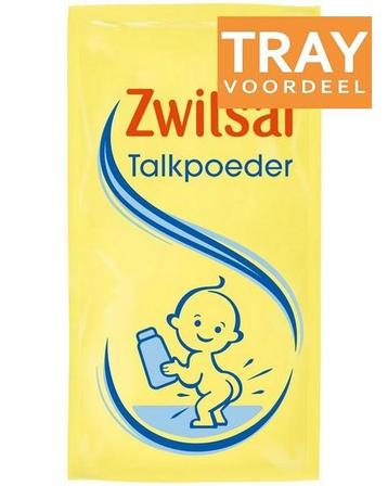 ZWITSAL TALKPOEDER (NAVULLING) TRAY 12 X 100 GRAM beschikbaar voor biedingen