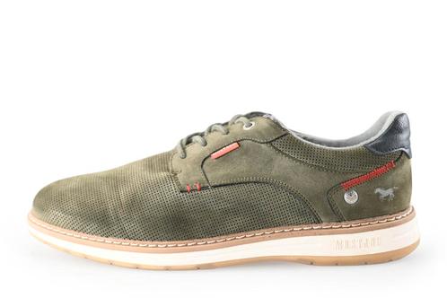 Mustang Veterschoenen in maat 44 Groen | 10% extra korting, Kleding | Heren, Schoenen, Overige kleuren, Zo goed als nieuw, Veterschoenen