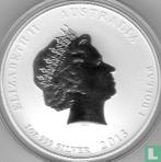 Australië 1 dollar 2013 (type 1 - kleurloos - zonder priv.., Postzegels en Munten, Munten | Oceanië, Verzenden, Losse munt, Goud