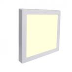 LED Spot/Downlight Opbouw Vierkant 12W - Warm Wit 3000K, Huis en Inrichting, Lampen | Spots, Kunststof, Nieuw, Ophalen of Verzenden