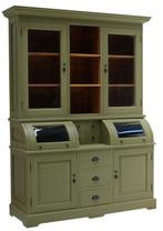 Buffetkast rietgroen – eiken Bastiaan 150cm, Huis en Inrichting, Kasten | Buffetkasten, Ophalen of Verzenden, Nieuw
