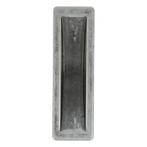 Schuifdeurgreep zamac ijzerkleur 83 x 28 x 10 mm, Ophalen of Verzenden, Nieuw