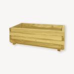 Bloembak rechthoek | vuren geïmp. | 25x82x34 cm, Tuin en Terras, Bloembakken en Plantenbakken, Ophalen of Verzenden, Nieuw, Hout