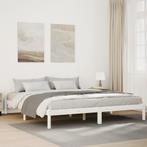 Goedkoop Bedframe 180x220 Wit - - Retourdeal - 35%, Wit, Ophalen of Verzenden, 180 cm, Hout