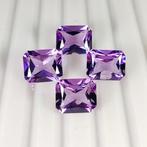 Zonder minimumprijs - 4 pcs Paars Amethist - 19.33 ct -, Sieraden, Tassen en Uiterlijk, Edelstenen, Nieuw