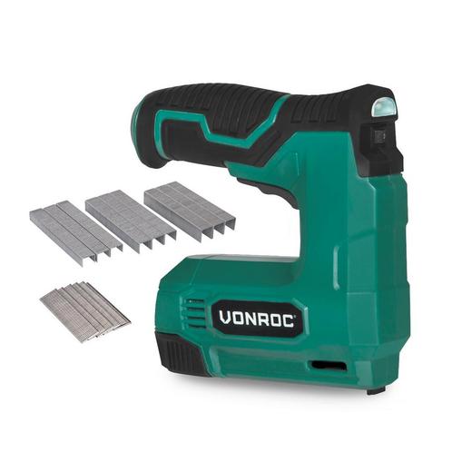 Accu tacker 4V |  Incl. 900 nieten en 300 spijkers, Doe-het-zelf en Verbouw, Gereedschap | Handgereedschap, Nieuw, Verzenden