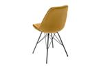 Design stoel SCANDINAVIA MEESTERSTUK mosterdgeel fluweel, Huis en Inrichting, Fauteuils, Ophalen of Verzenden, Nieuw
