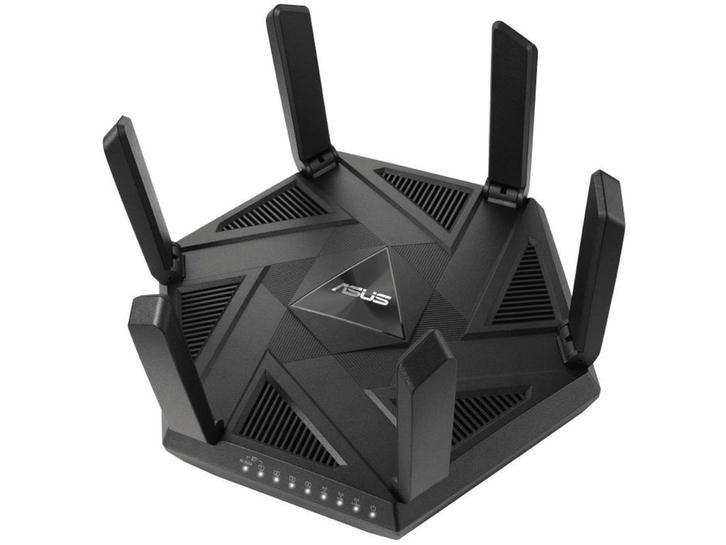 ASUS RT-AXE7800 - Tri-band WiFi 6E Router - Tot 7800 Mbps, Computers en Software, Netwerk switches, Zo goed als nieuw, Verzenden