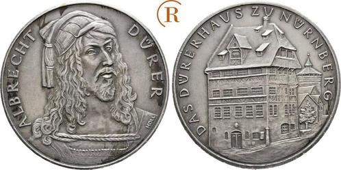 Zilver medaille von Holl, a s 500 Geburtstag o J ( 1971 )..., Postzegels en Munten, Penningen en Medailles, Verzenden