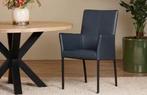 Leren eetkamerstoelen zonder wieltjes, Huis en Inrichting, Ophalen of Verzenden, Nieuw, Leer