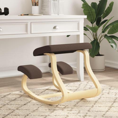 vidaXL Knielstoel 48x71x51 cm berkenhout multiplex bruin, Kinderen en Baby's, Speelgoed | Buiten | Speeltoestellen, Nieuw, Verzenden