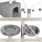 Krabpaal voor katten - Kattenkrabpaal - 165 cm - Grijs - Tec, Verzenden, Zo goed als nieuw