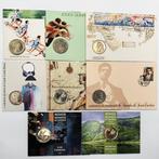 Portugal. 8 UNC. Commemorative Coins (5X 100 Escudos + 2x