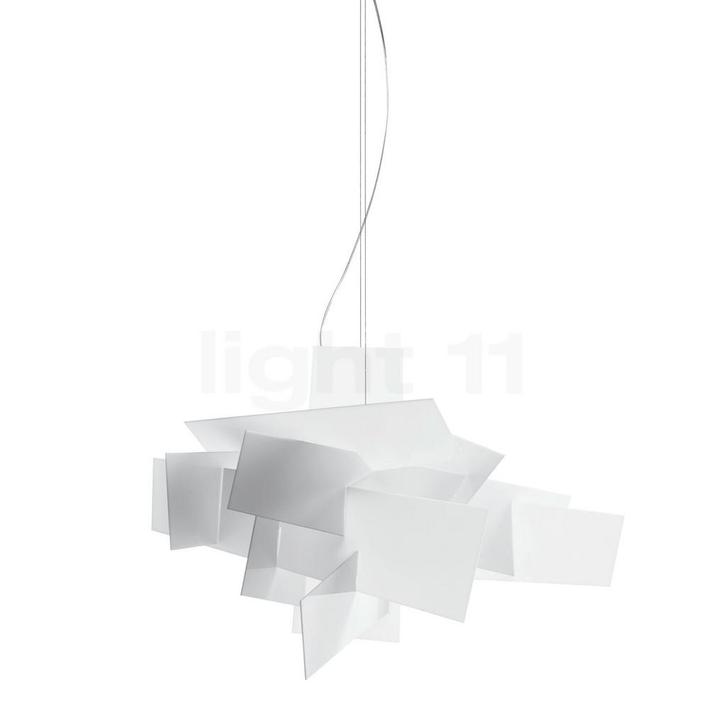 Foscarini Big Bang Sospensione LED, wit - L - ø¸144 cm - D, Huis en Inrichting, Lampen | Hanglampen, Nieuw, Verzenden