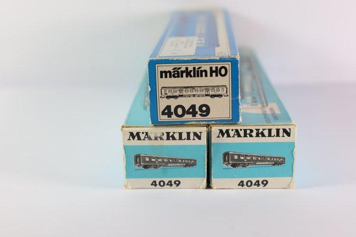 Märklin H0 - 4049 - Modeltrein personenwagen (3) - 3x, Hobby en Vrije tijd, Modeltreinen | H0