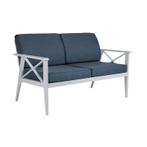 *WOONWINKEL* Brafab Sottenville Tuin Loungebank Blauw Wit, Verzenden, Nieuw