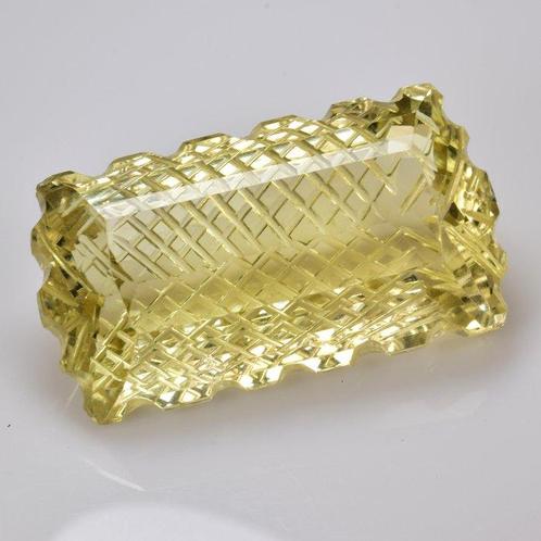 Zonder Minimumprijs - 1 pcs Geel Quartz - 41.07 ct - Antwerp, Sieraden, Tassen en Uiterlijk, Edelstenen