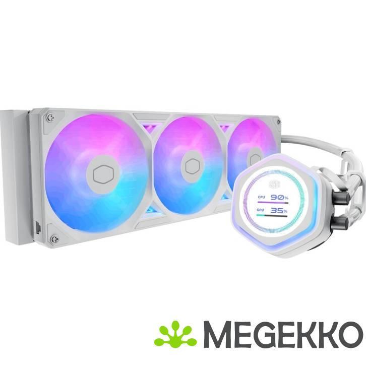 Cooler Master MasterLiquid Atmos II LCD 360 - Wit, Computers en Software, Computerkoelers, Nieuw, Verzenden